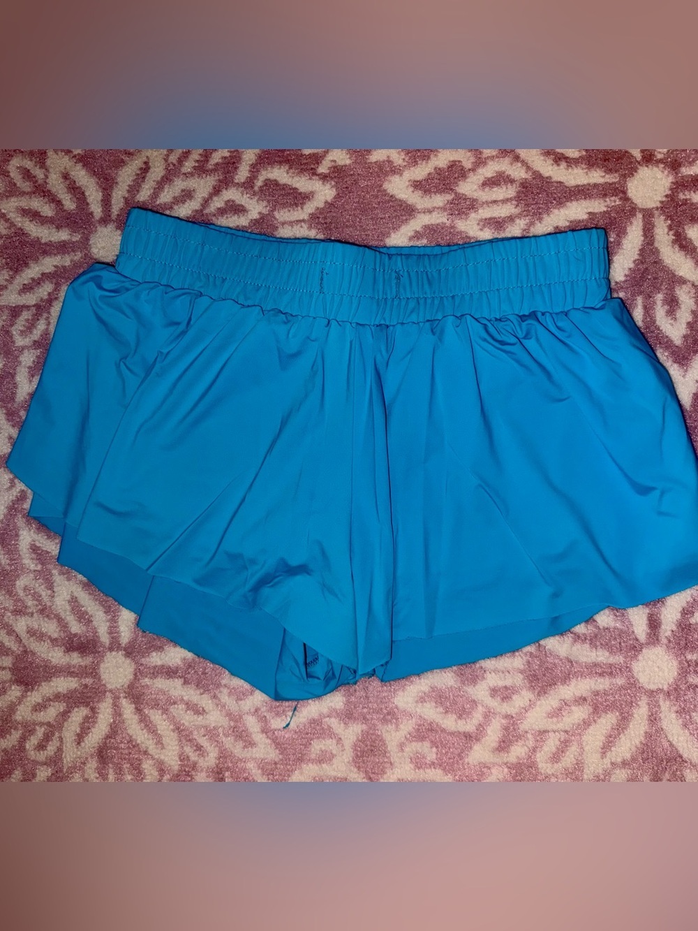 Suzette Collection Turquoise Athletic Running Shorts Size Medium